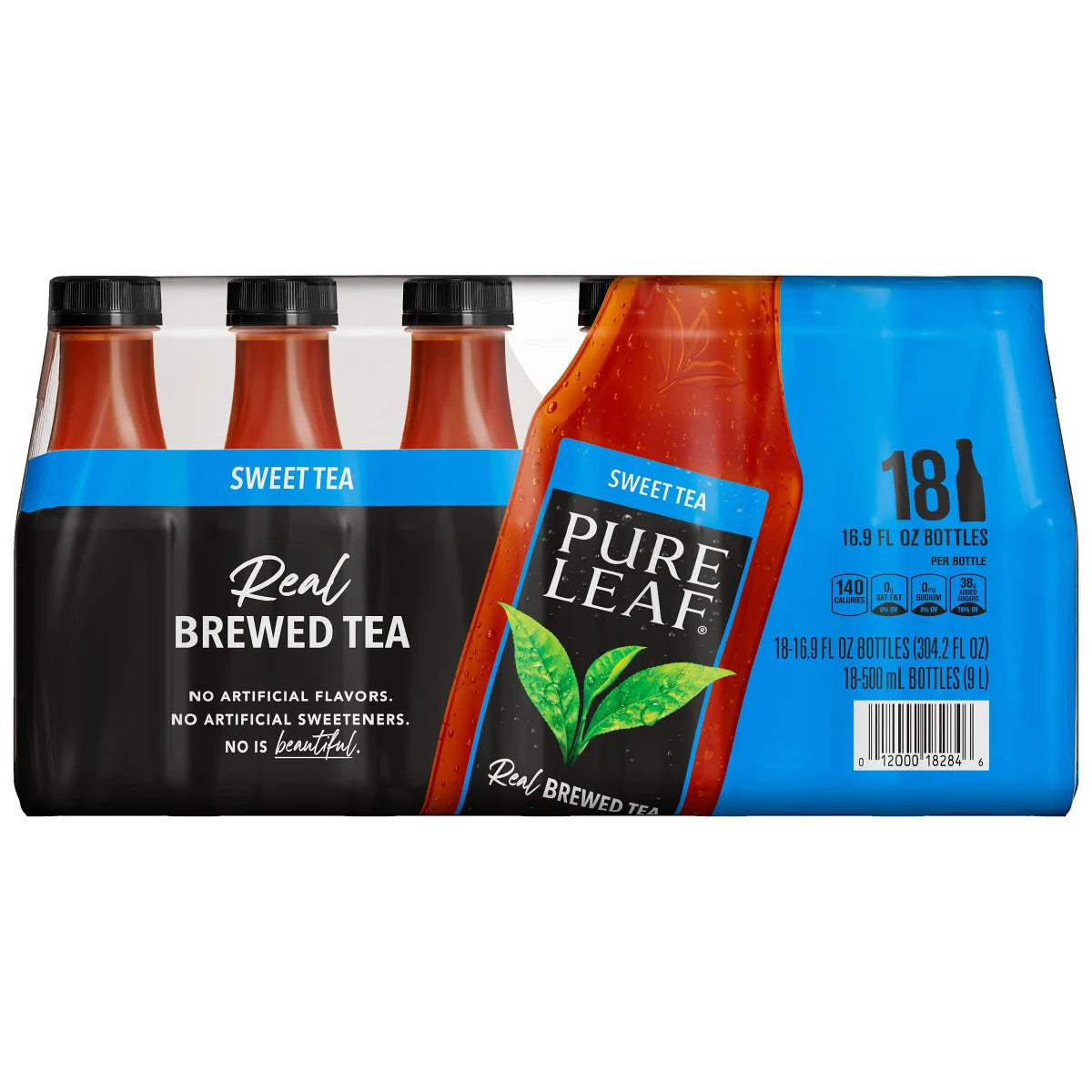 Pure Leaf Real Brewed Black Tea, Sweet Tea, 16.9 fl oz, 18 ct
