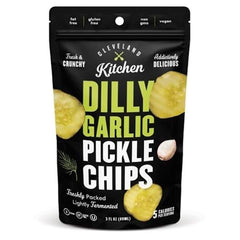 Cleveland Kitchen Pickle Chips, Classic Dill, 3.5 fl oz, 12 ct
