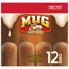 Mug Root Beer, 12 fl oz Cans, 12 Pack