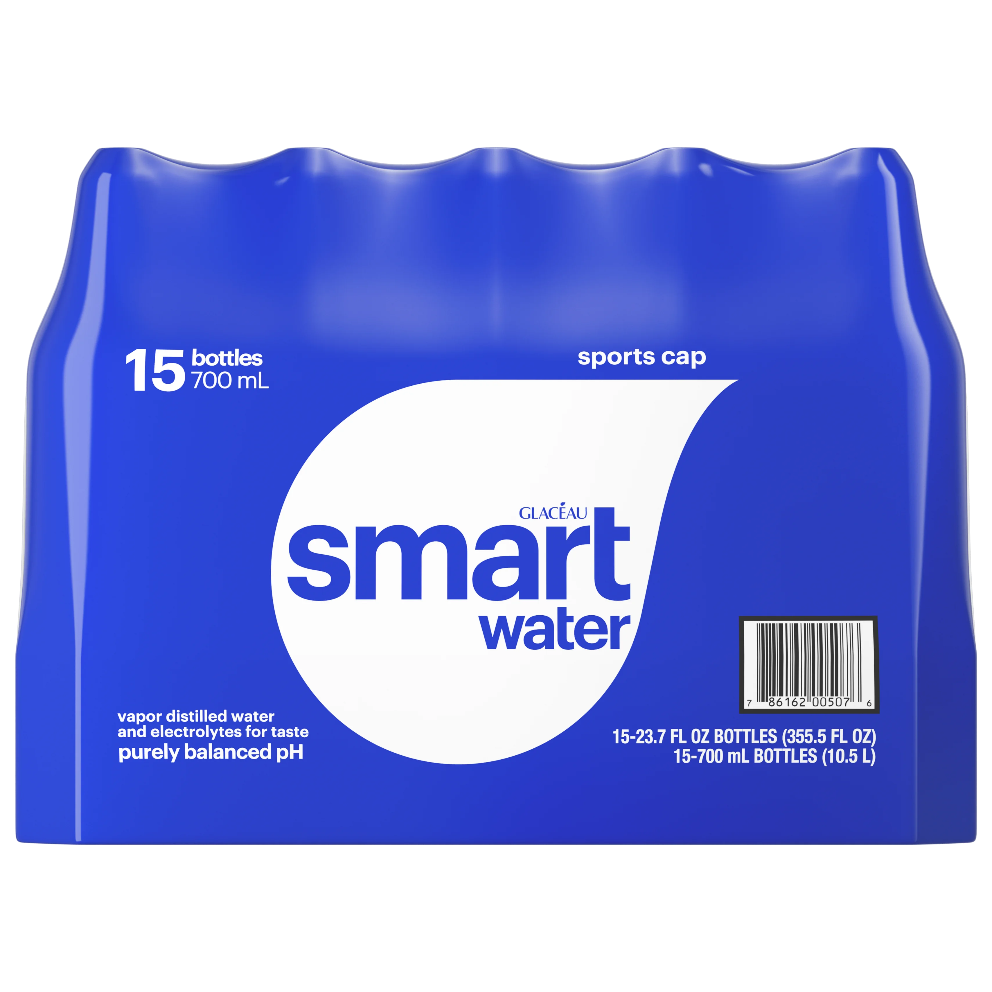 Glaceau Smartwater, 23.7 fl oz, 15 ct