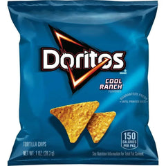Doritos Tortilla Chips, Cool Ranch, 1.0 oz, 50 ct
