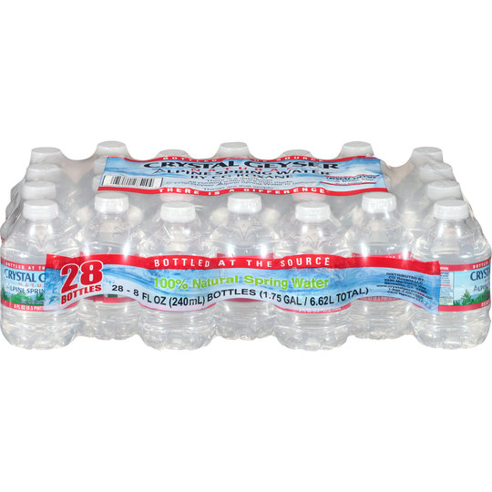 Crystal Geyser Alpine Spring Water, 8 fl oz, 28 ct