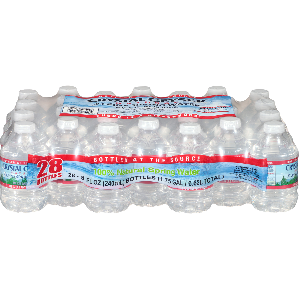 Crystal Geyser Alpine Spring Water, 8 fl oz, 28 ct
