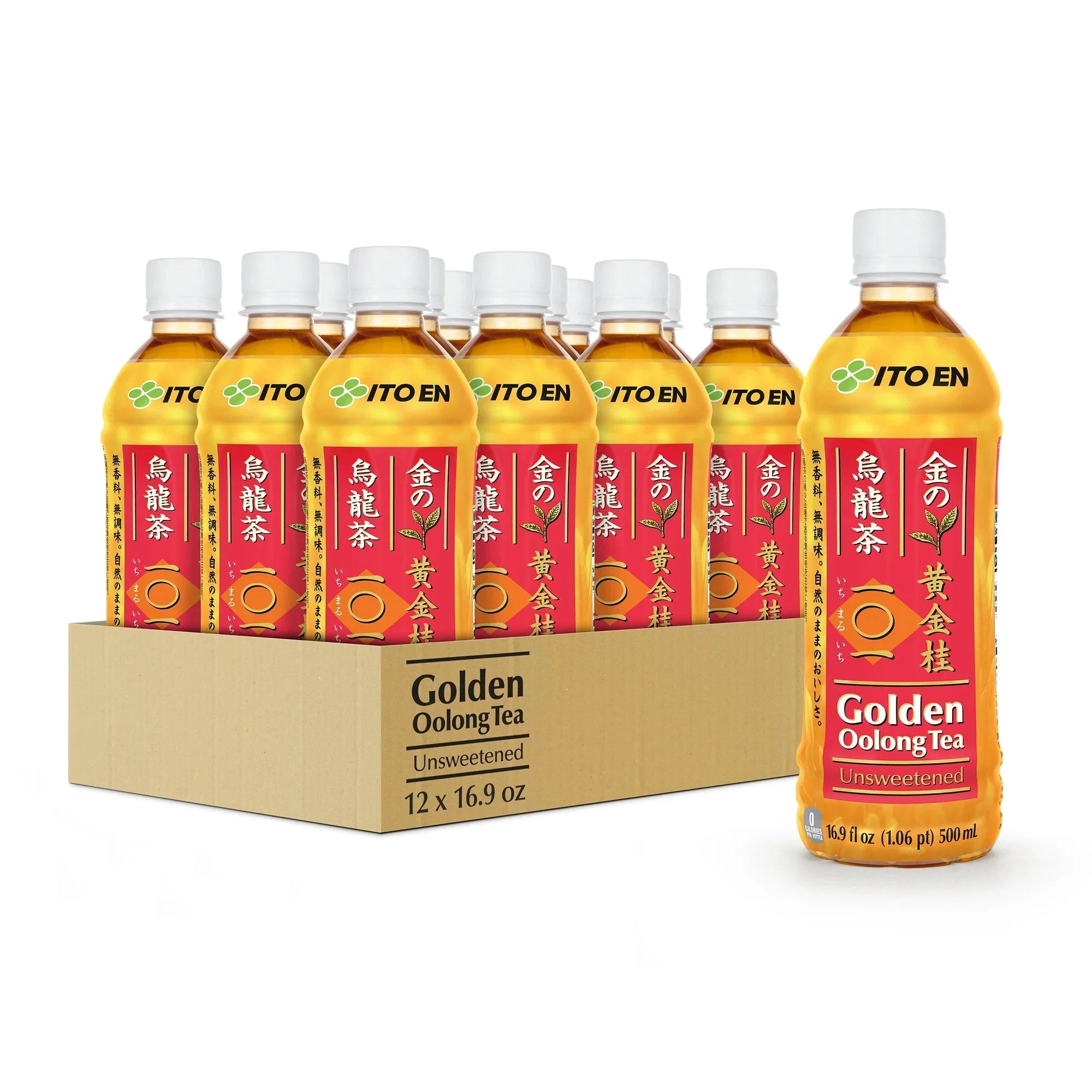 ITO EN Golden Oolong Tea, Unsweetened, 16.9 fl oz, 12 ct