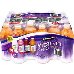 Kirkland Signature Vita Rain Zero, Variety Pack, 20 fl oz, 24 ct