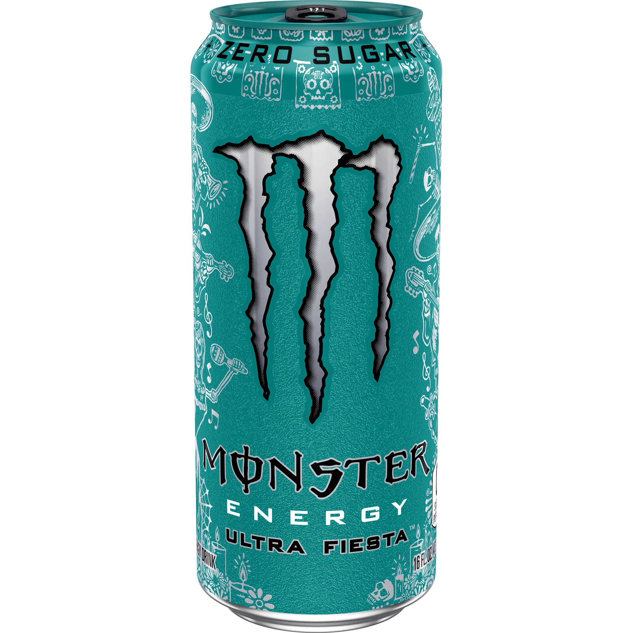 Monster Energy Drink, Zero Sugar, Ultra Fiesta, 16 fl oz, 24 ct