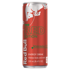 Red Bull Red Edition Energy Drink, Sugar Free, Watermelon, 8.4 fl oz, 24 ct