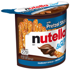 Nutella & Go Hazelnut Spread with Pretzel Sticks, 1.9 oz, 16 ct