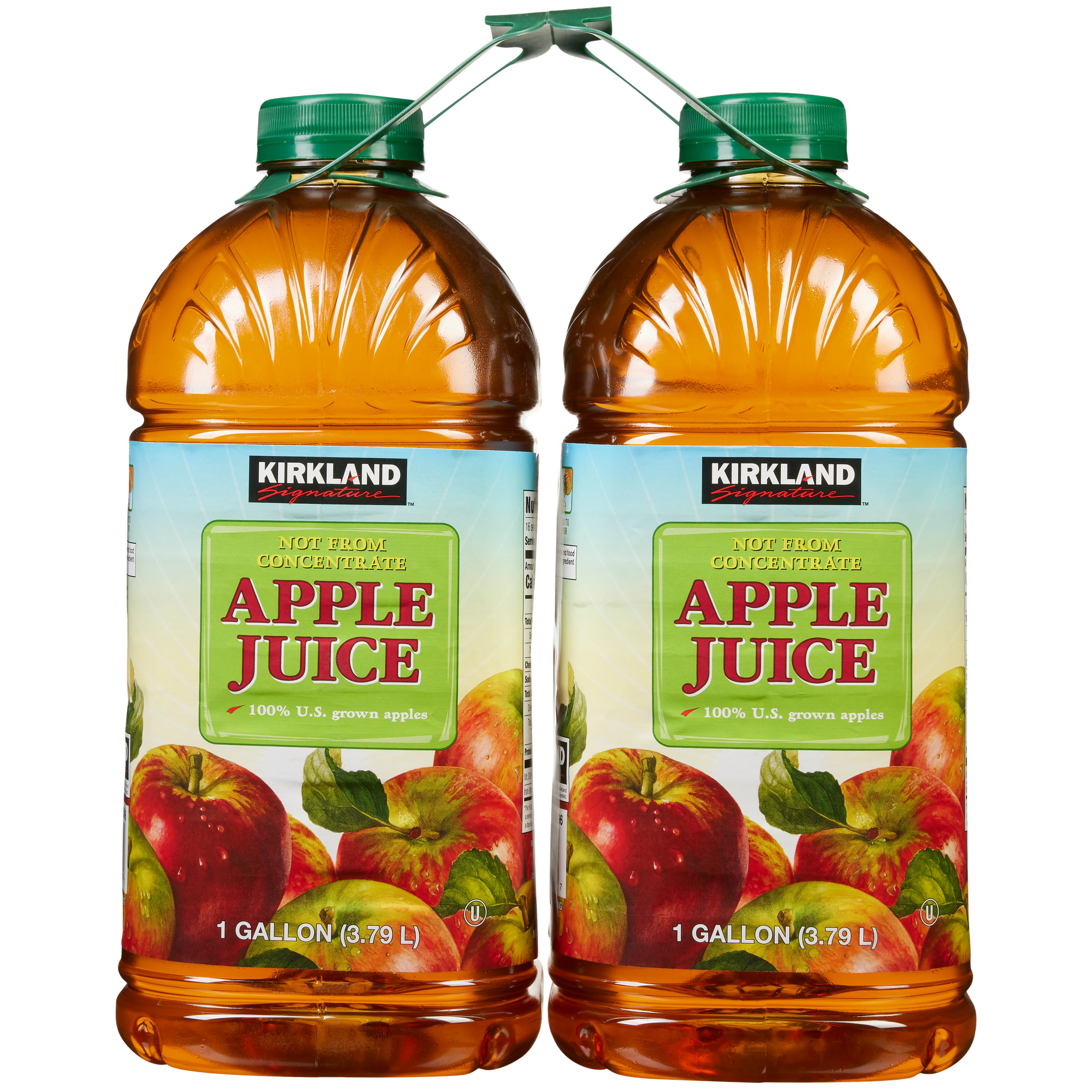 Kirkland Signature Apple Juice, Fresh Pressed, 1 Gallon, 2 ct