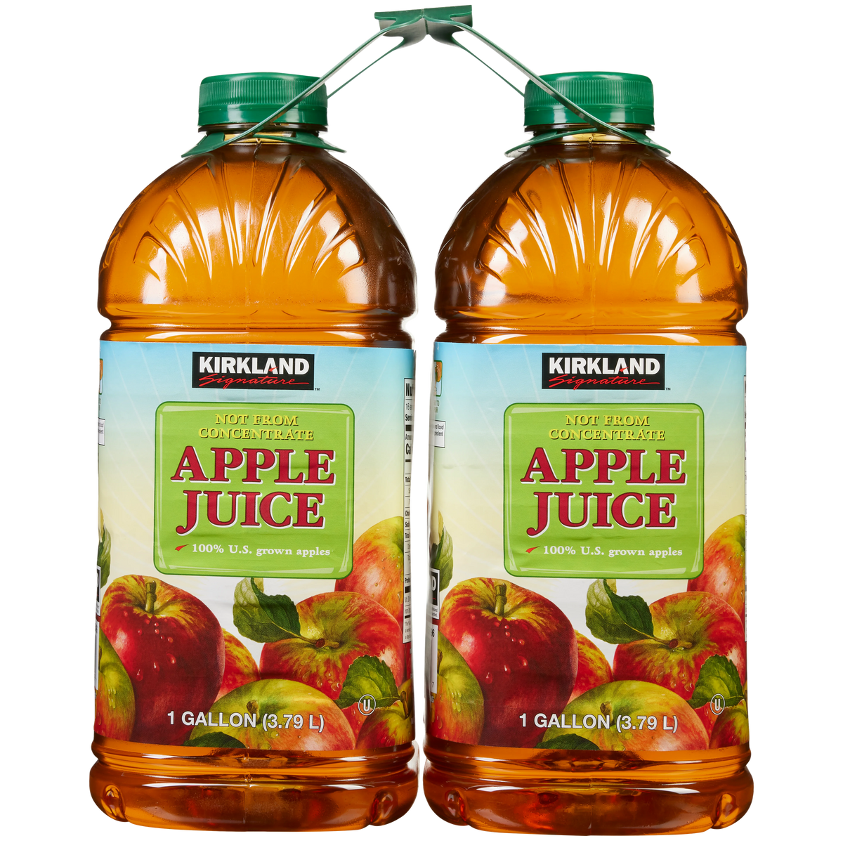 Kirkland Signature Apple Juice, Fresh Pressed, 1 Gallon, 2 ct