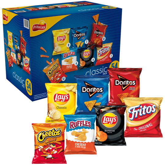 Frito-Lay Classic Mix Variety Pack, 1 oz, 54 ct
