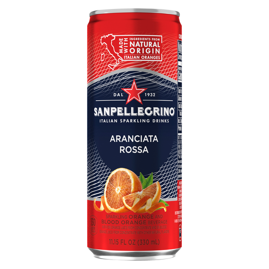 Sanpellegrino Italian Sparkling Drink, Orange and Blood Orange, 11.15 fl oz, 24 ct