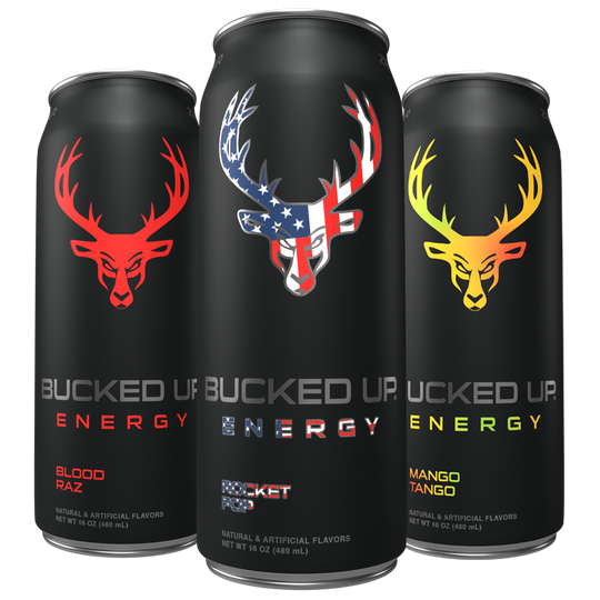 Bucked Up Energy Drink, Zero Sugar, Variety Pack, 16 fl oz, 12 ct