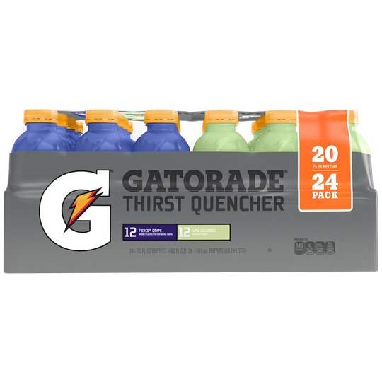 Gatorade Thirst Quencher, Variety Pack, 20 fl oz, 24 ct