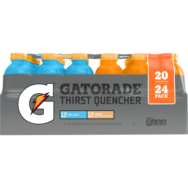 Gatorade Thirst Quencher, Variety Pack, 20 fl oz, 24 ct