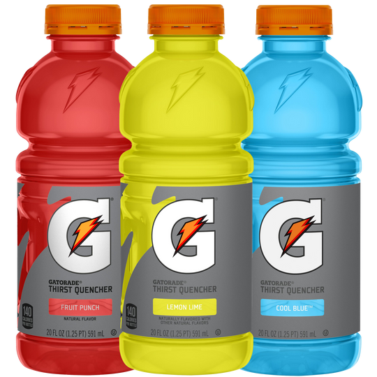 Gatorade Thirst Quencher, Variety Pack, 20 fl oz, 24 ct