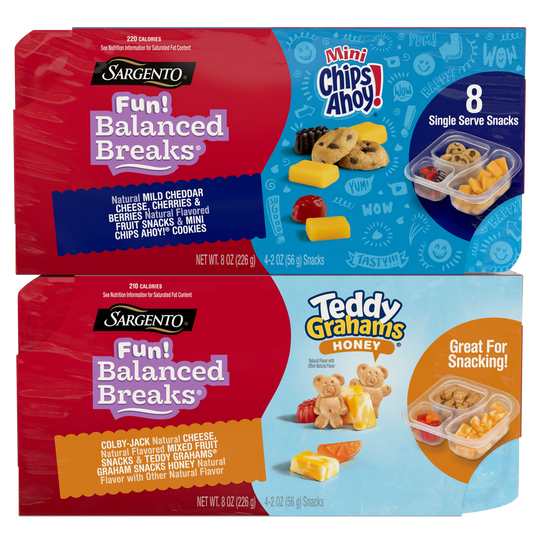 Sargento Fun! Balanced Breaks, Variety Pack, 2 oz, 8 ct