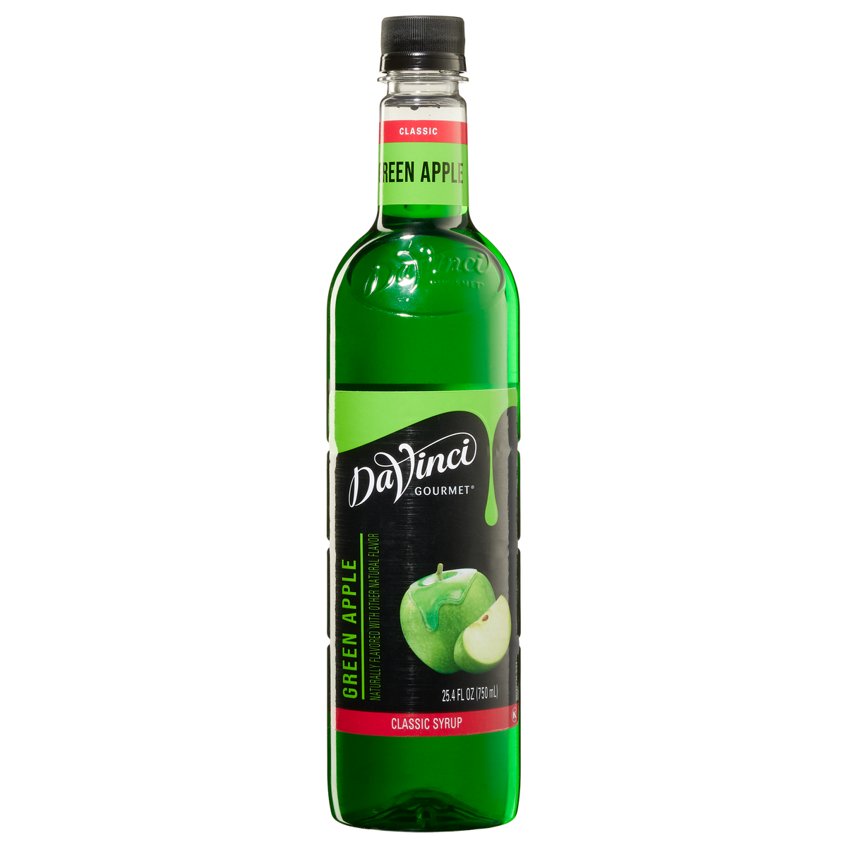 DaVinci Gourmet Classic Syrup, Green Apple, 25.4 fl oz