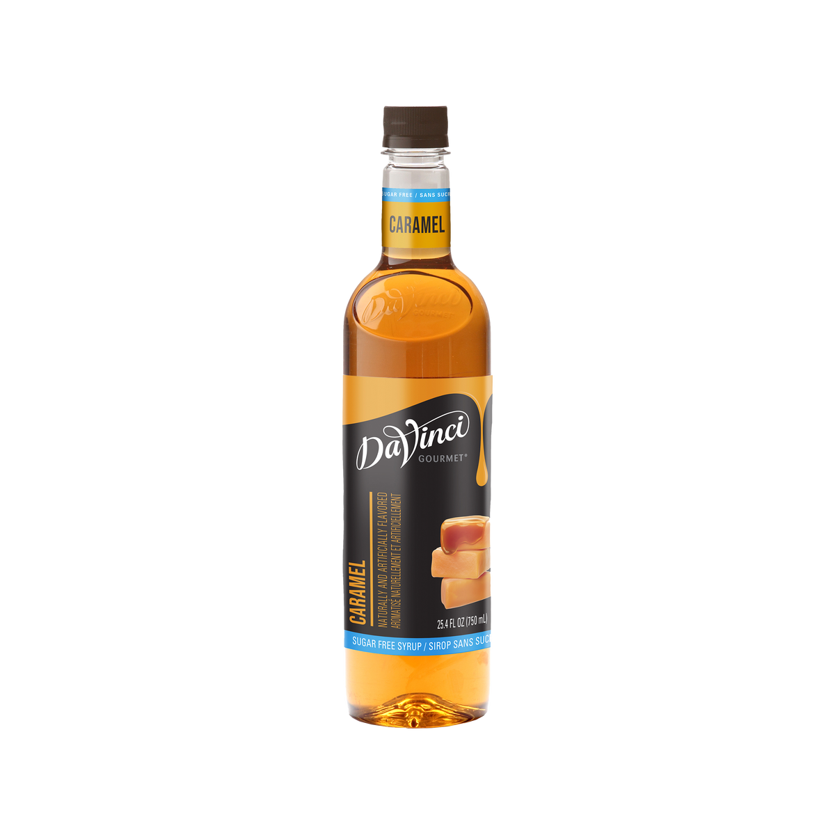 DaVinci Gourmet Sugar Free Syrup, Caramel, 25.4 fl oz