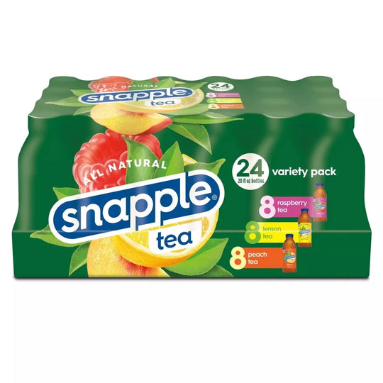Snapple Tea, All Natural, Variety Pack, 20 fl oz, 24 ct