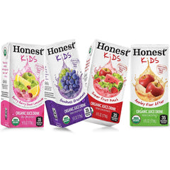 Honest Kids Organic Juice Drink, Variety Pack, 6 fl oz, 40 ct