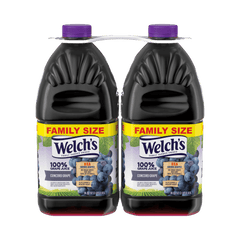 Welch’s 100% Grape Juice Blend, Concord Grape, 96 fl oz, 2 ct