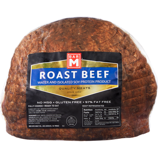 Bar M Roast Beef, approximately 6 lbs