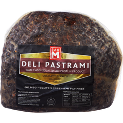 Bar M Deli Beef Pastrami, approximately 6 lbs