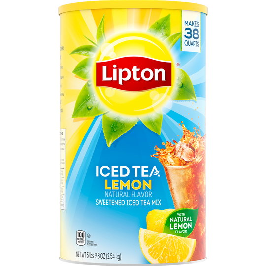 Lipton Iced Tea Mix, Lemon, 5 lbs 9.8 oz