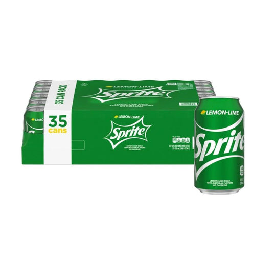 Sprite Lemon-Lime Soda, 12 fl oz Cans, 35 Pack