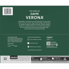 Starbucks Caffe Verona Coffee, Dark Roast, Keurig K-Cup Pods, 72 ct