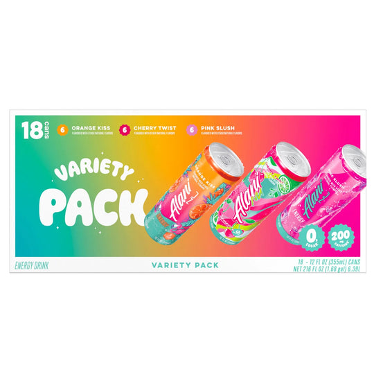 Alani Nu Energy Drink, Summer Pack, 12 oz, 18 ct