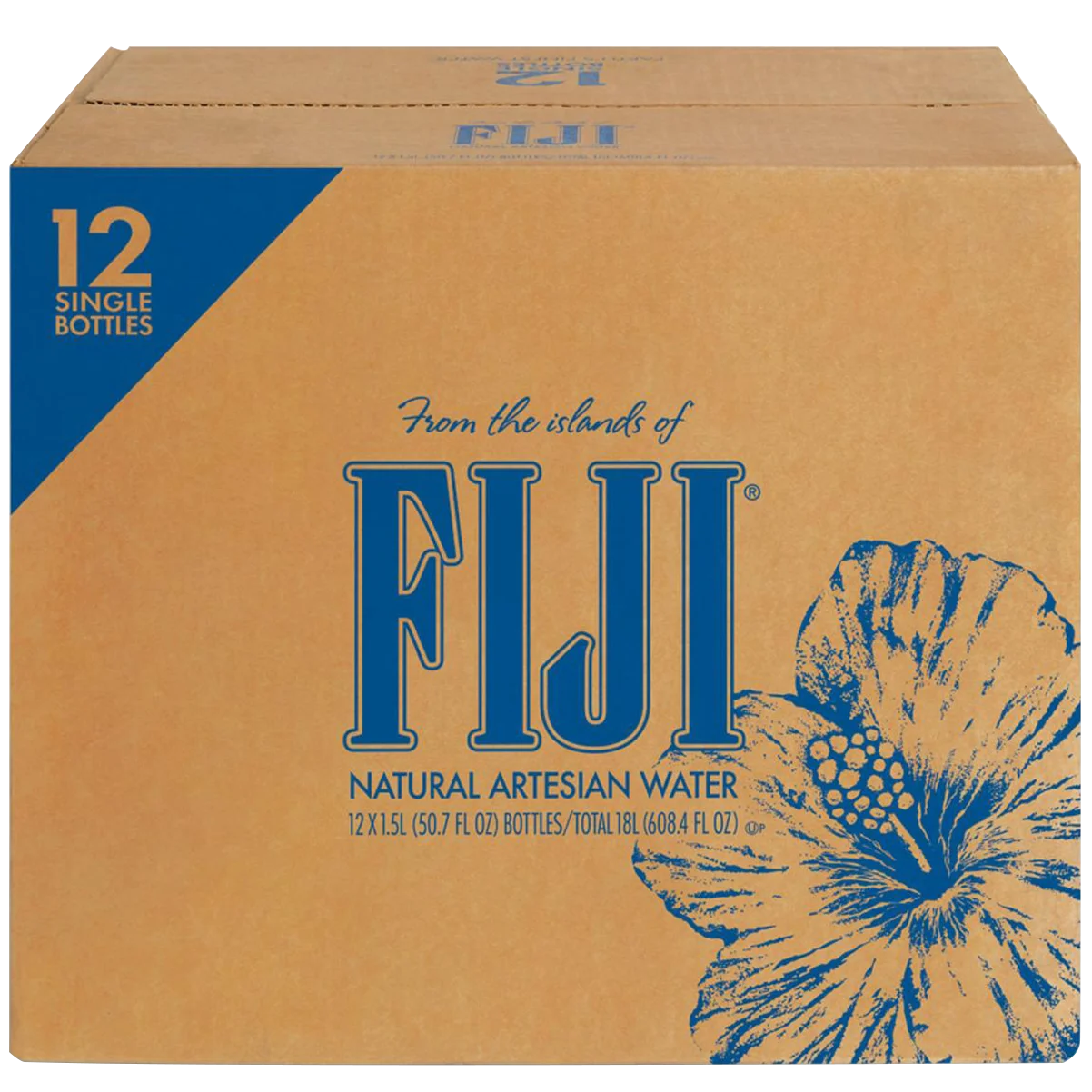 FIJI Natural Artesian Water, 1.5 Liter, 12 ct