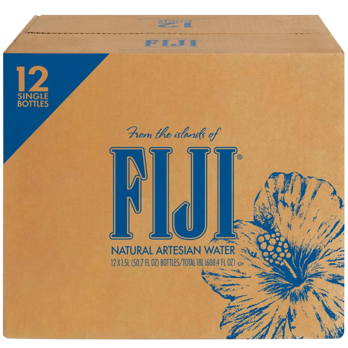 FIJI Natural Artesian Water, 1.5 Liter, 12 ct