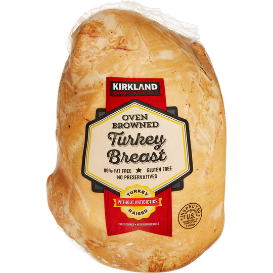 Kirkland Signature Turkey Breast, Oven Browned, 4 lb avg wt