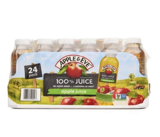 Apple and Eve 100% Apple Juice, 10 fl oz, 24 ct