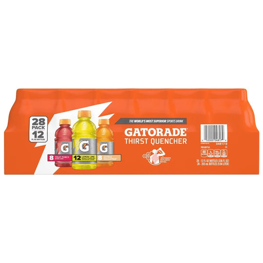 Gatorade Thirst Quencher Variety Pack, 12 fl oz Bottles, 28-Pack