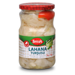 Berrak Pickled White Cabbage, 720 ml Glass Jar