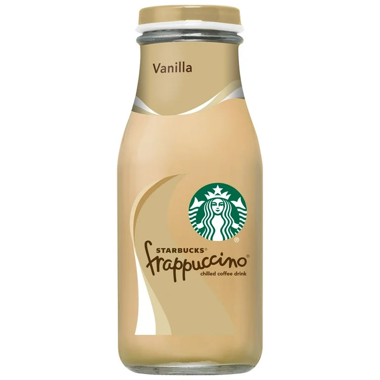 Starbucks Frappuccino Chilled Coffee Drink, Vanilla, 9.5 fl oz, 15 ct