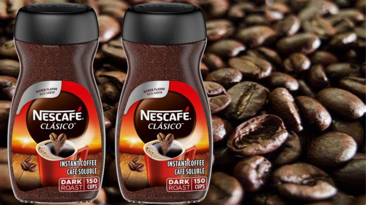 Nescafe Clasico Instant Coffee, Dark Roast, 10.5 oz, 2 ct