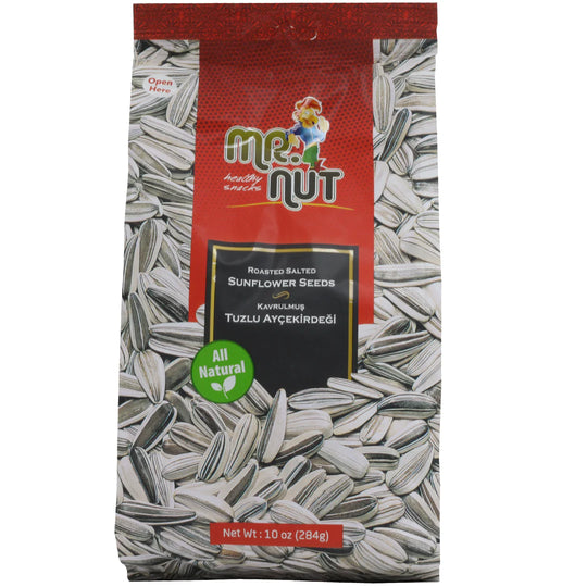 Mr. Nut Roasted Salted Sunflower Seeds, 10 oz (284 gr)