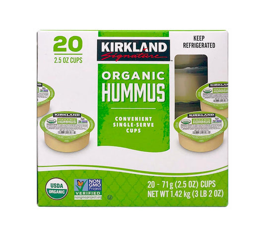 Kirkland Signature Organic Hummus, 2.5 oz, 20 ct