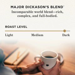 Peet's Coffee Major Dickason's Blend, Dark Roast, Keurig K-Cup Pods, 75 ct