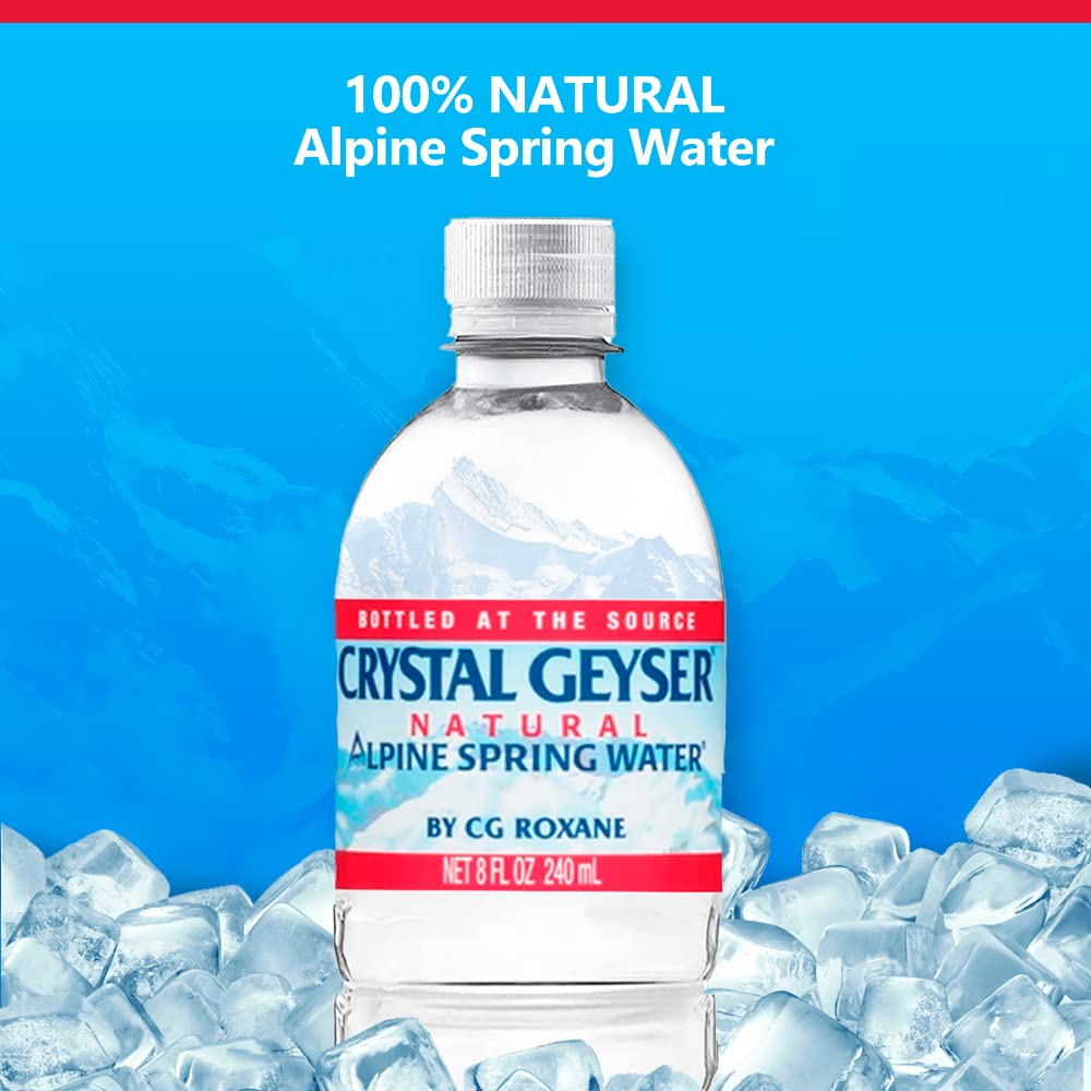Crystal Geyser Alpine Spring Water, 8 fl oz, 28 ct