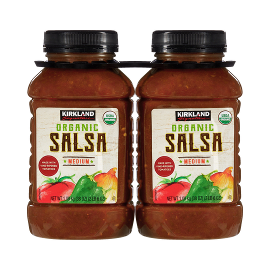 Kirkland Signature Organic Salsa, Medium, 38 oz, 2 ct