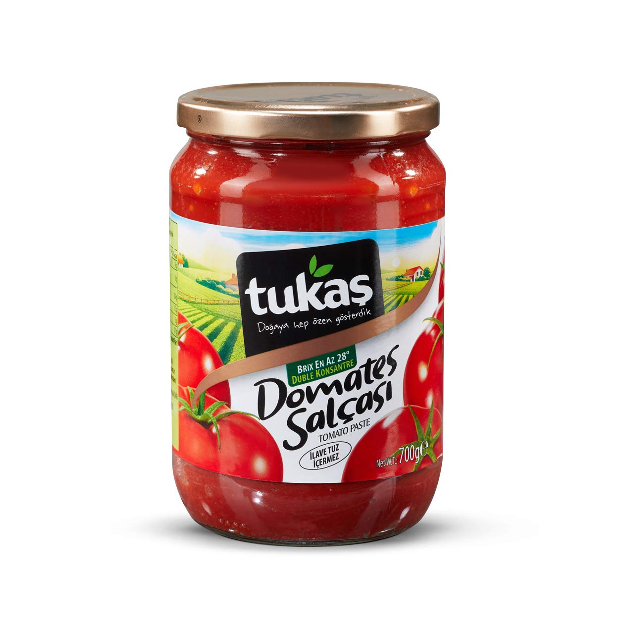 Tukas Tomato Paste 700ml Glass Jar