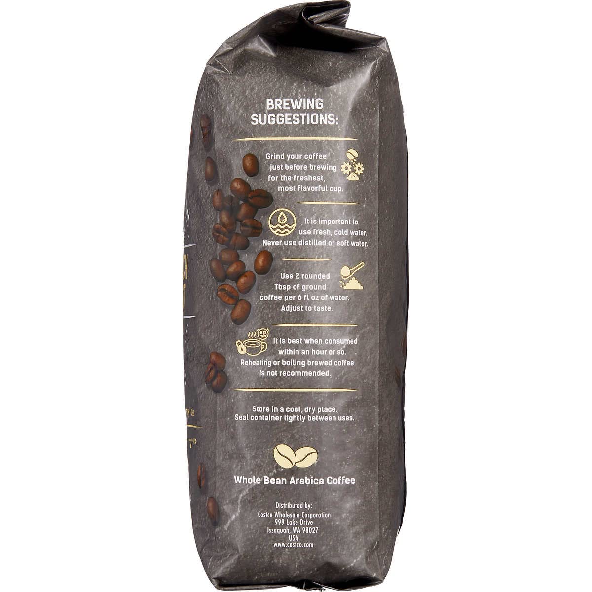 Kirkland Signature Whole Bean Coffee, French Roast, 2.5 lbs