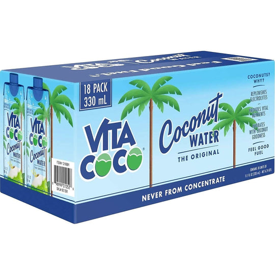 Vita Coco Coconut Water, Original, 11.1 fl oz, 18 ct