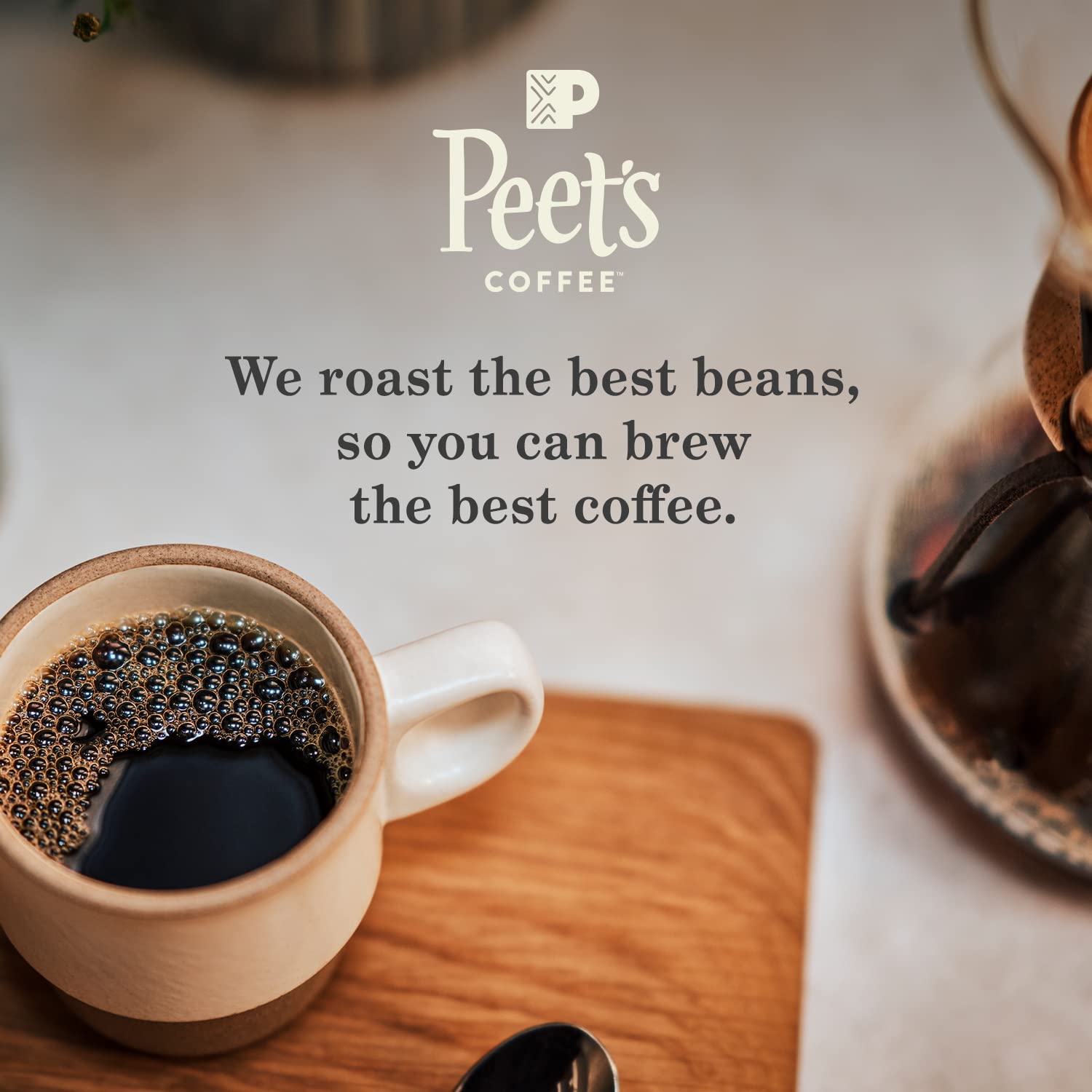 Peet's Coffee Decaf Major Dickason's Blend Whole Bean Coffee, Dark Roast, 2 lbs