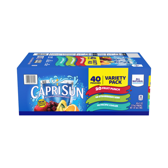 Capri Sun Juice Blend, Variety Pack, 6 fl oz, 40 ct